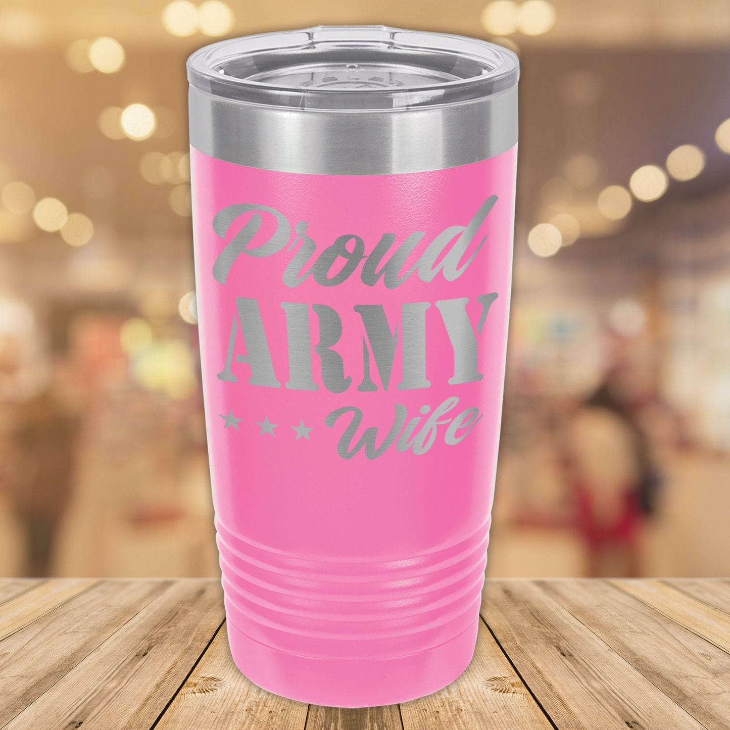 Proud Army Wife 20oz. Stainless Steel Tumbler