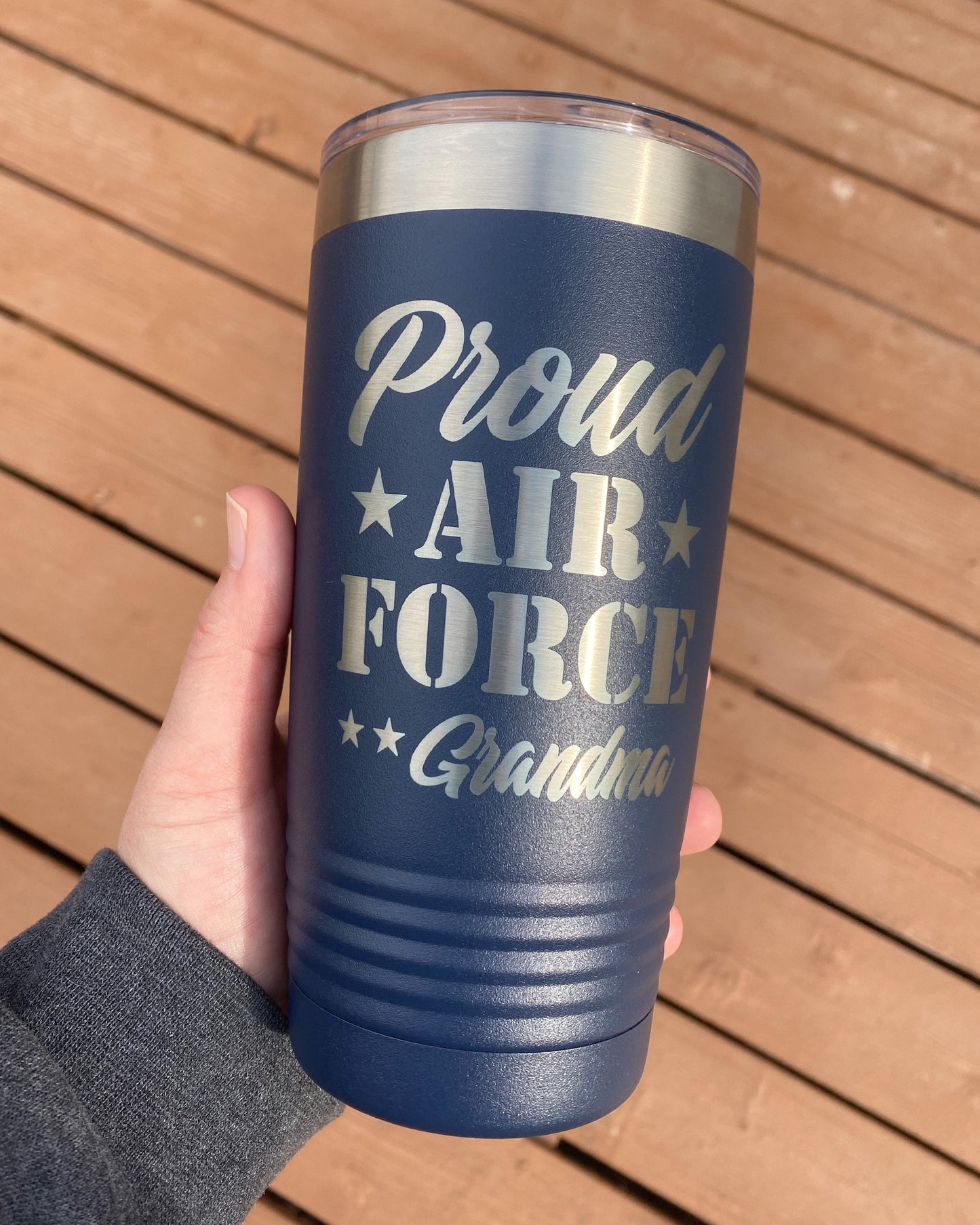 Proud Air Force Grandma 20oz. Stainless Steel Tumbler