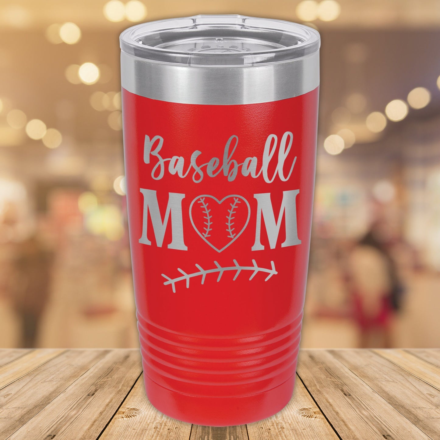 Baseball Mom 20oz. Stainless Steel Tumbler
