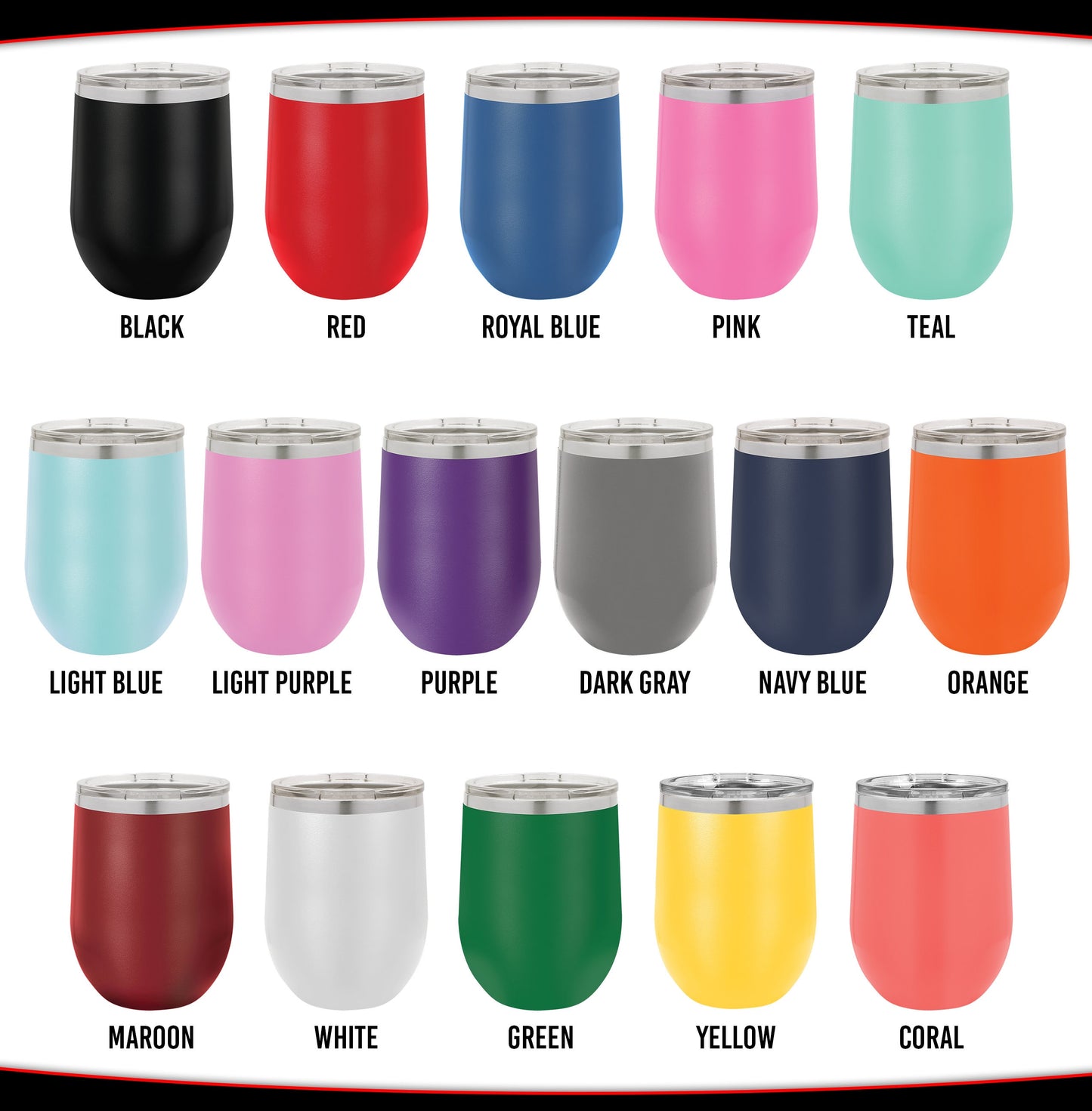 Stemless Stainless Steel Wine Tumbler 12 oz. Stainless Steel Stemless Wine Glass