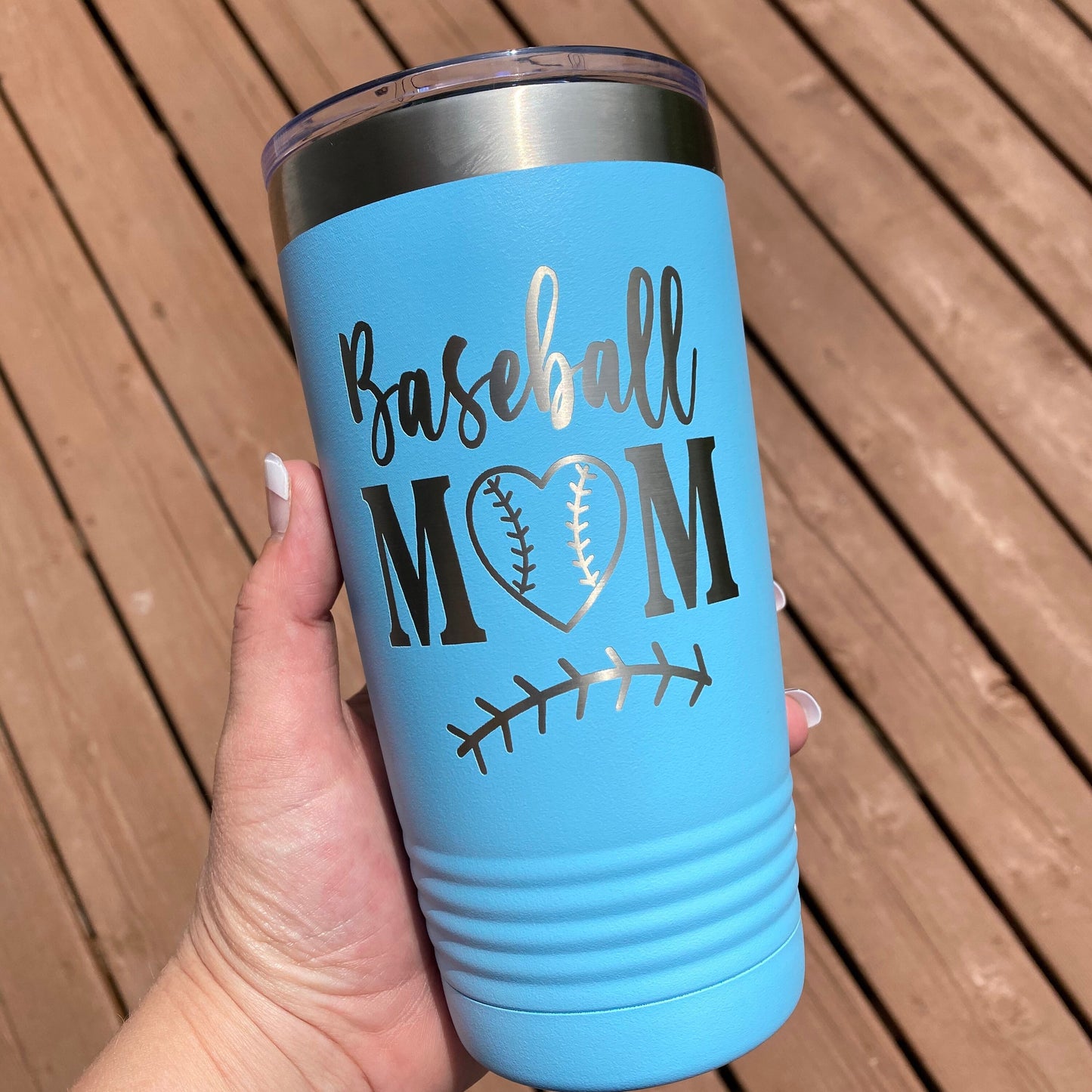 Baseball Mom 20oz. Stainless Steel Tumbler