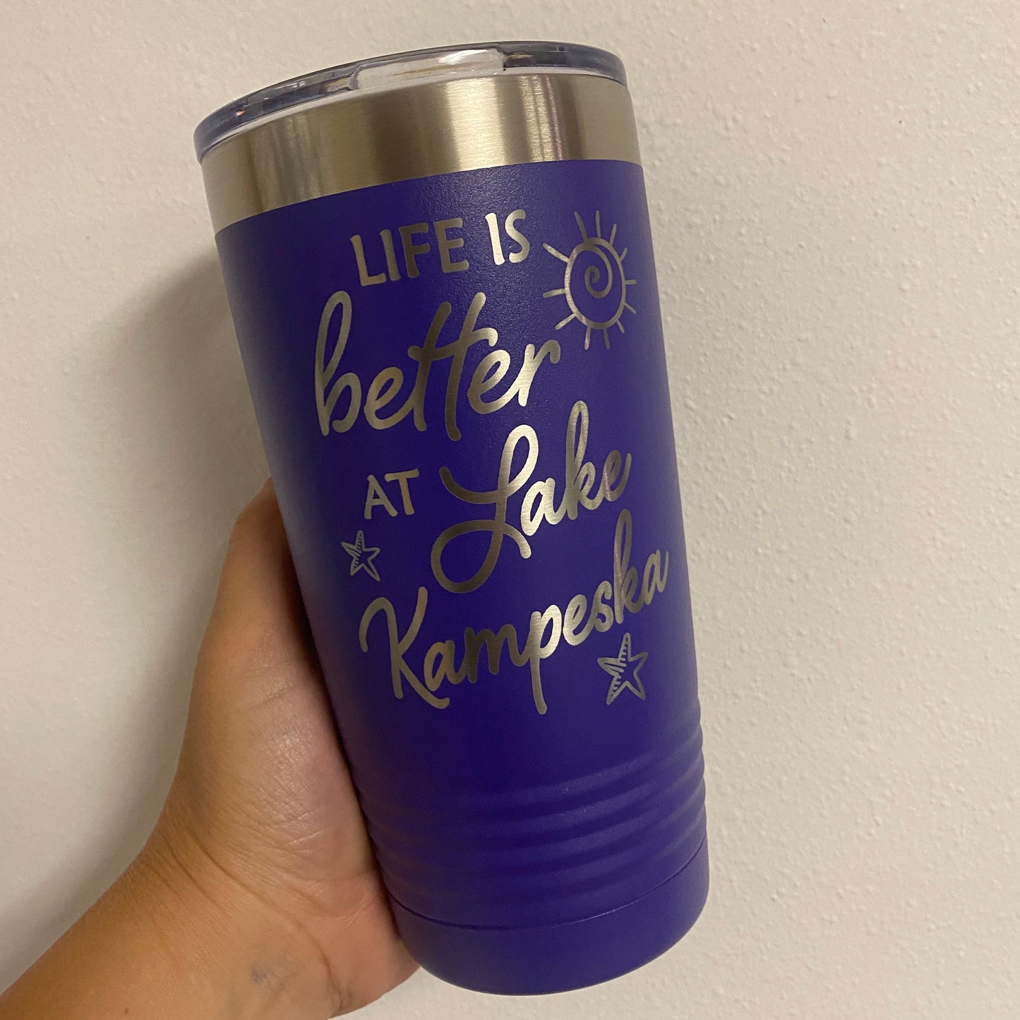 Life is Better at Lake Kampeska 20oz. Stainless Steel Tumbler