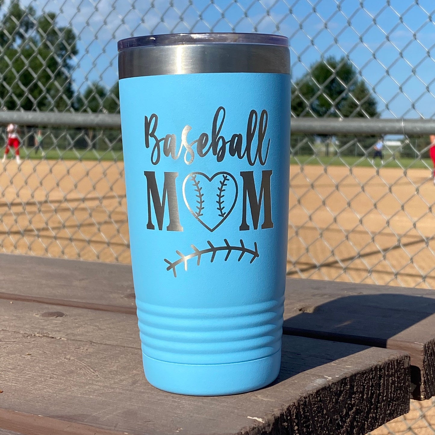 Baseball Mom 20oz. Stainless Steel Tumbler