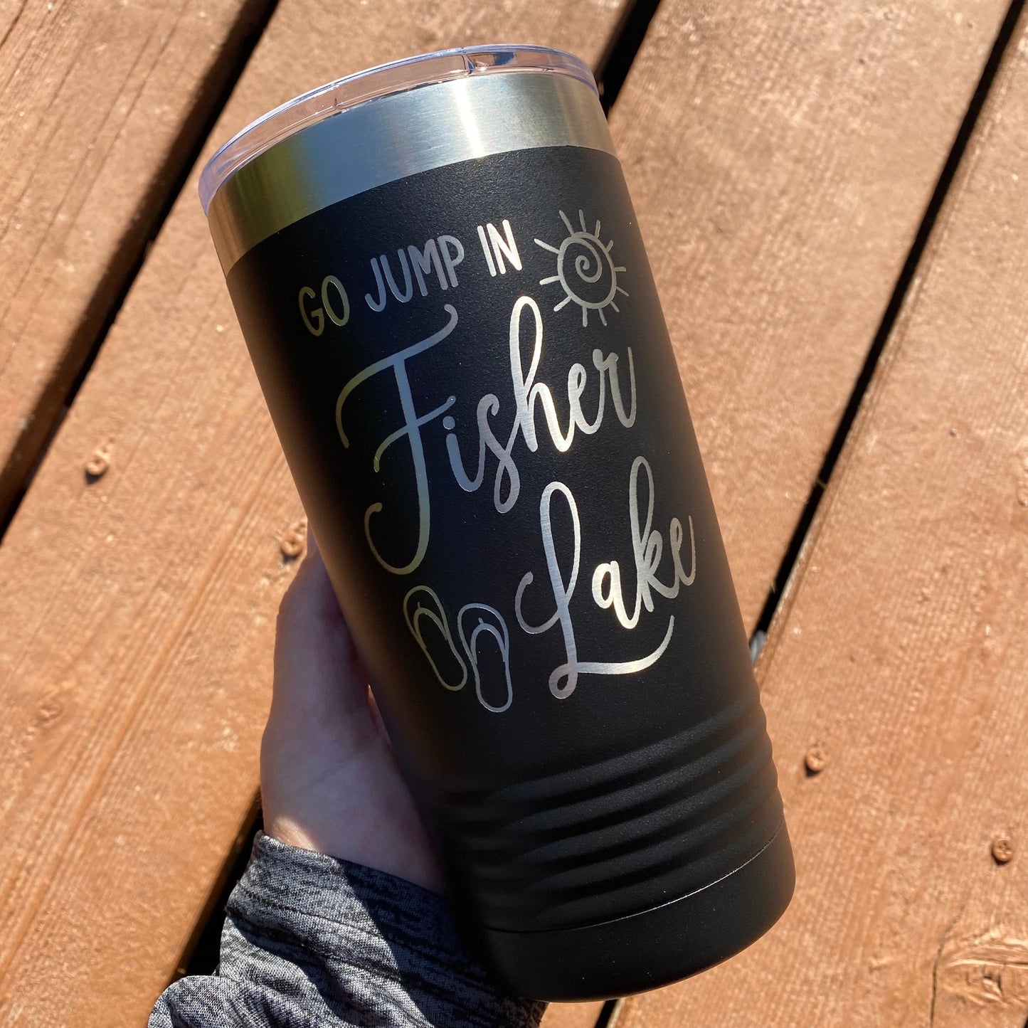 Fisher Lake 20oz. Stainless Steel Tumbler