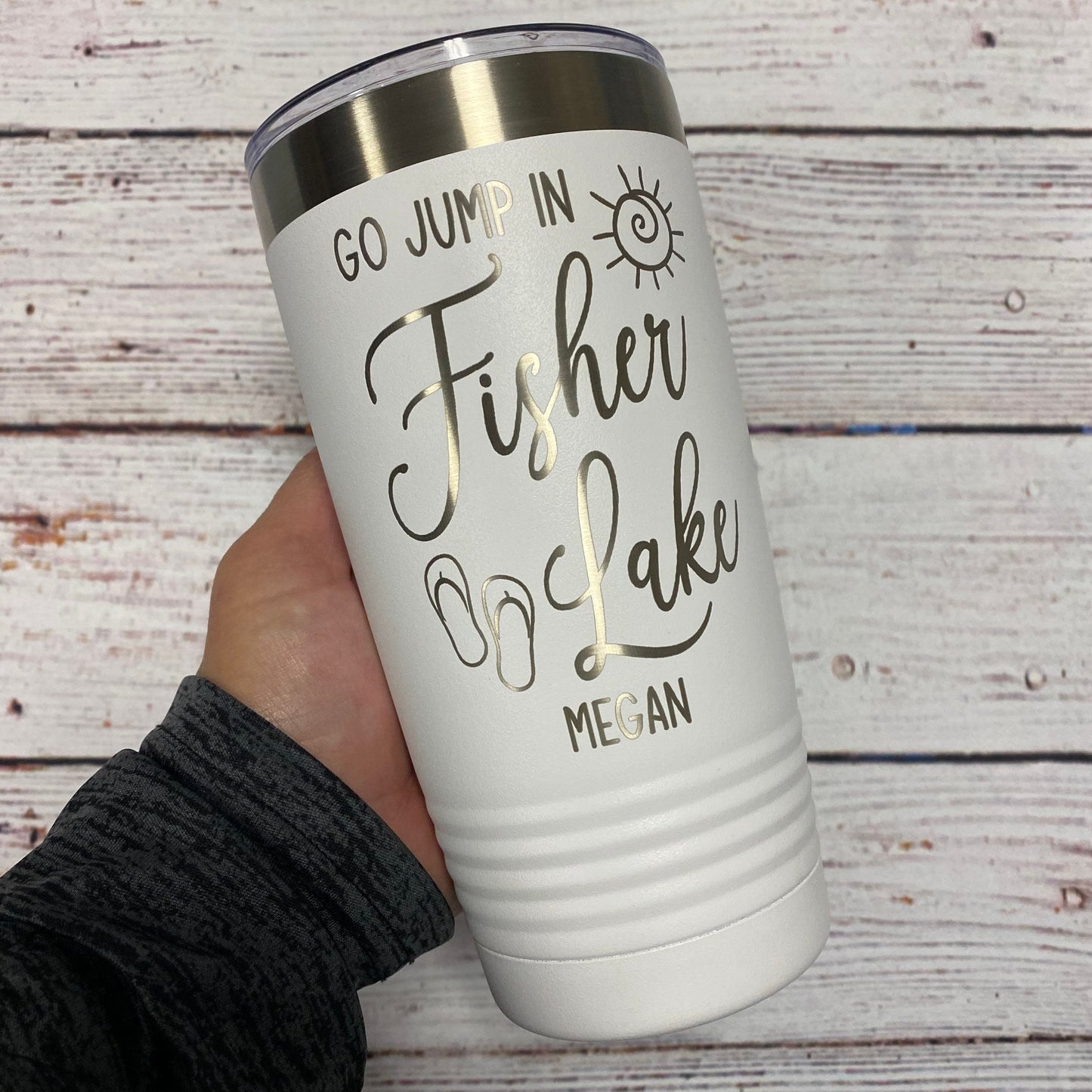 Fisher Lake 20oz. Stainless Steel Tumbler