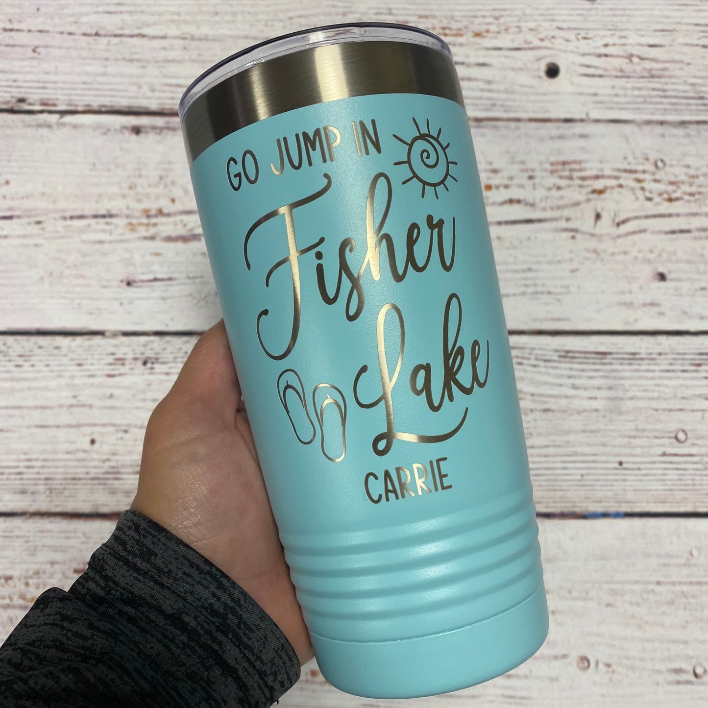 Fisher Lake 20oz. Stainless Steel Tumbler