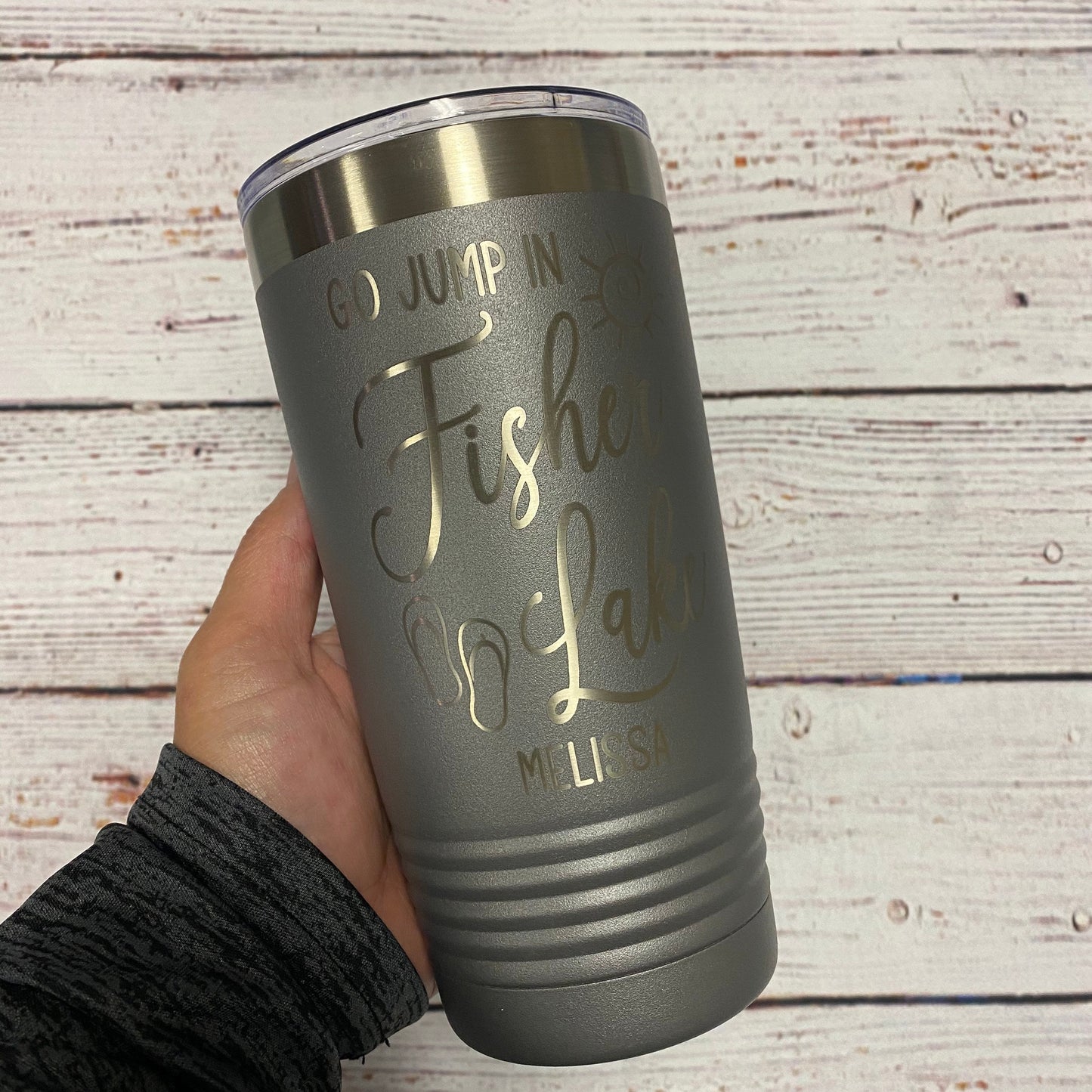 Fisher Lake 20oz. Stainless Steel Tumbler