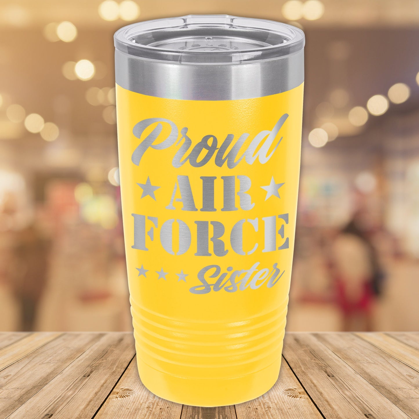 Proud Air Force Sister 20oz. Stainless Steel Tumbler