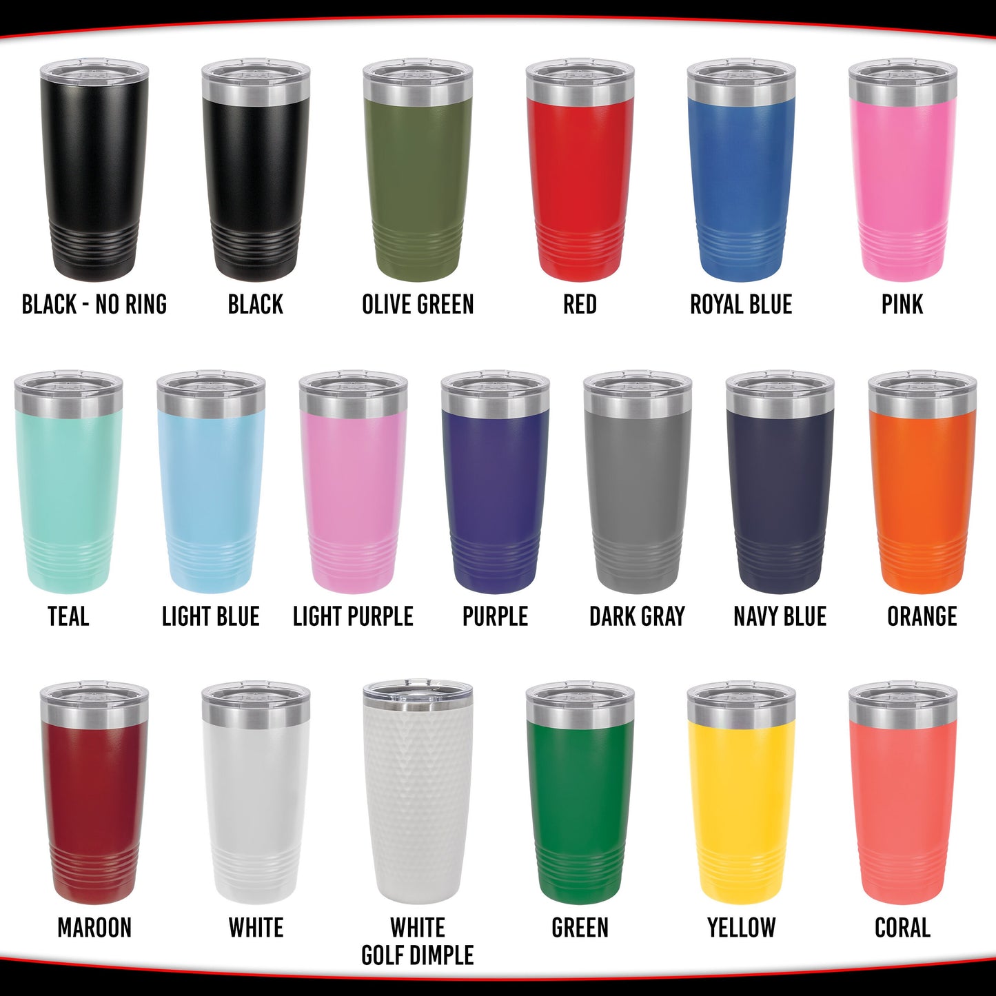 You Don't Scare Me I Coach Girls Golf 20oz. Stainless Steel Tumbler