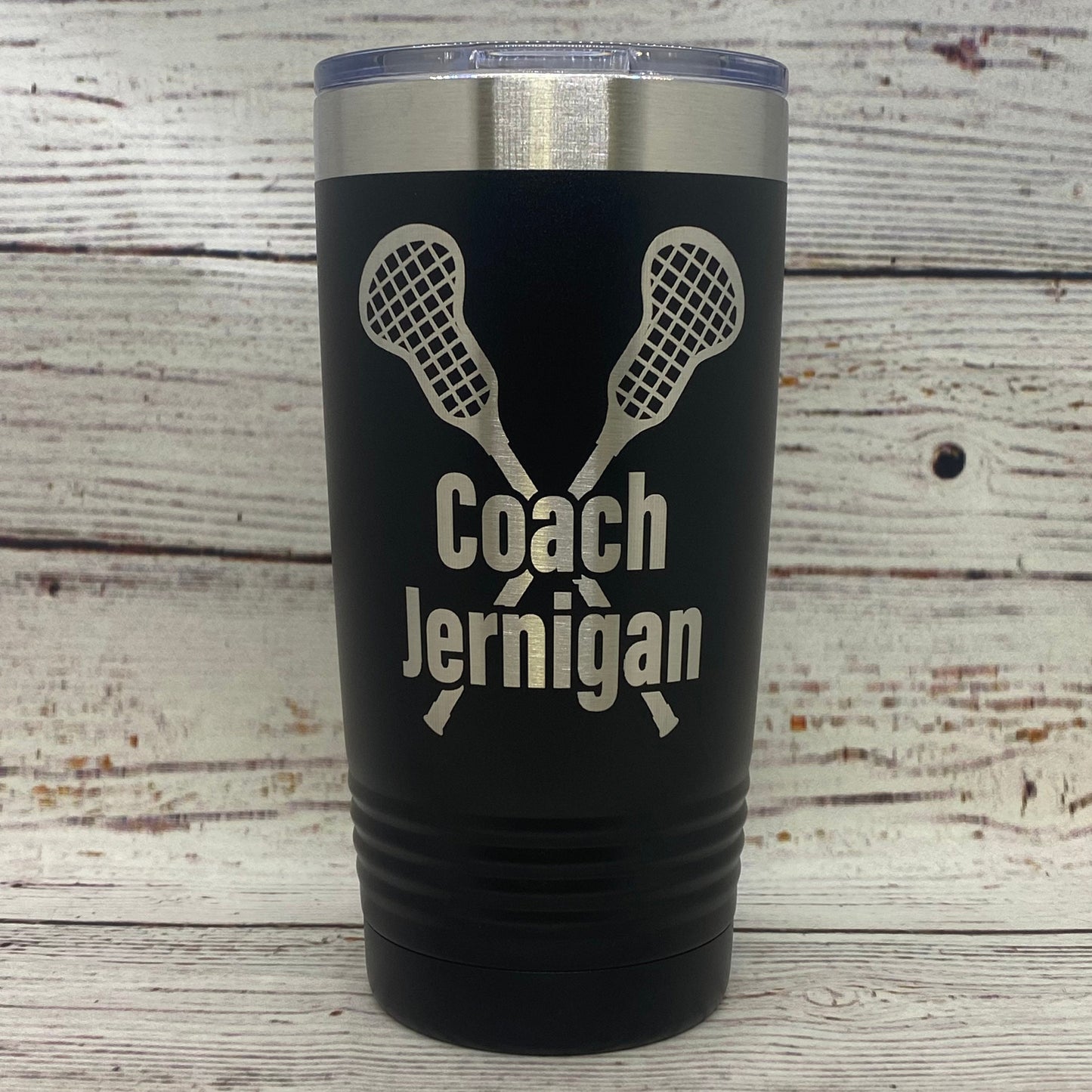 Personalized Lacrosse Coach Tumbler 20oz. Stainless Steel Tumbler