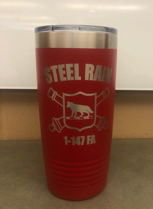 Steel Rain South Dakota National Guard Tumbler | Field Artillery