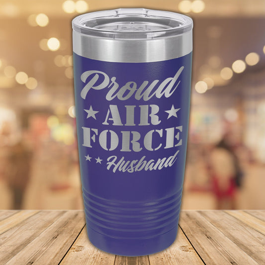 Proud Air Force Husband 20oz. Stainless Steel Tumbler