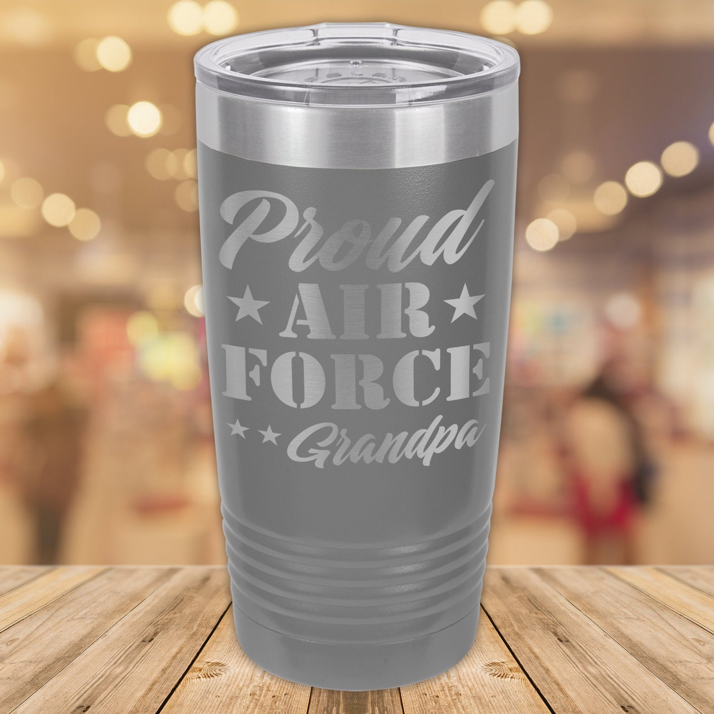 Proud Air Force Grandpa 20oz. Stainless Steel Tumbler