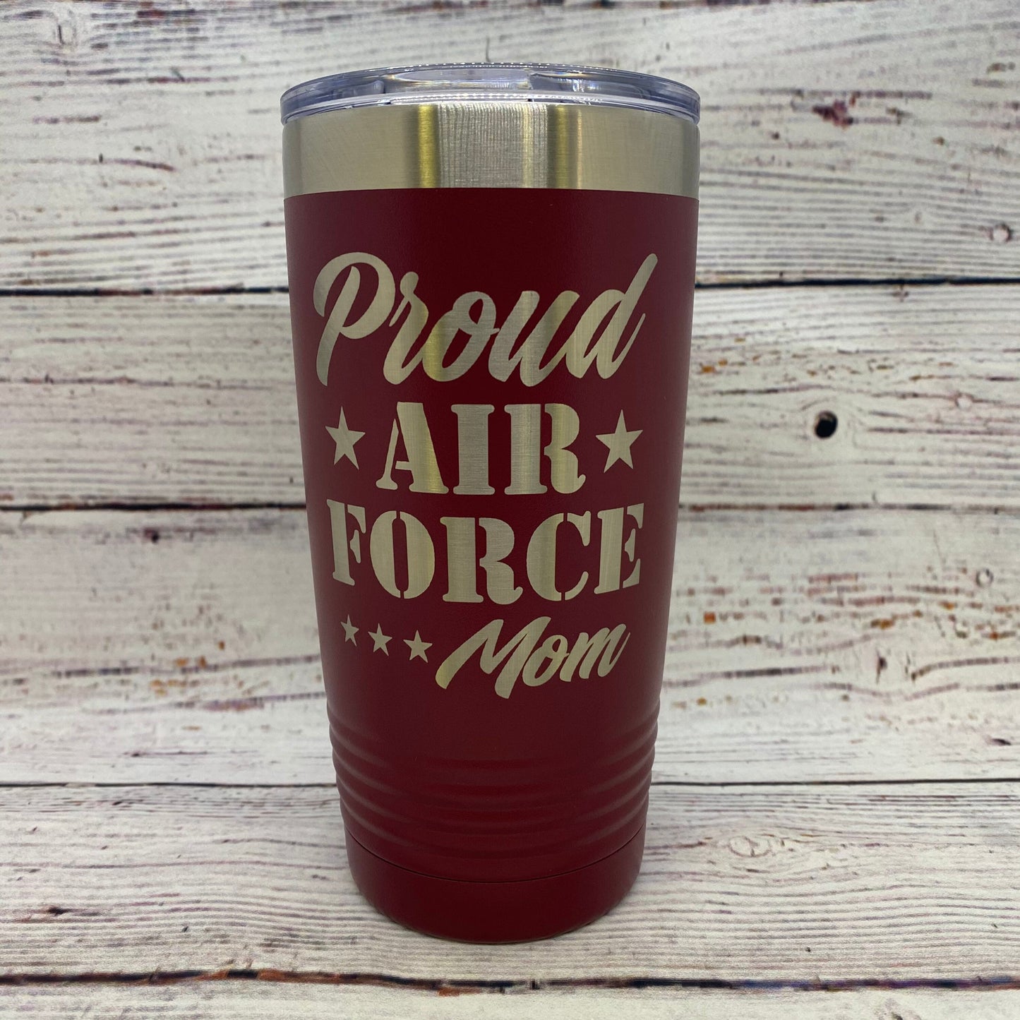 Proud Air Force Mom 20oz. Stainless Steel Tumbler