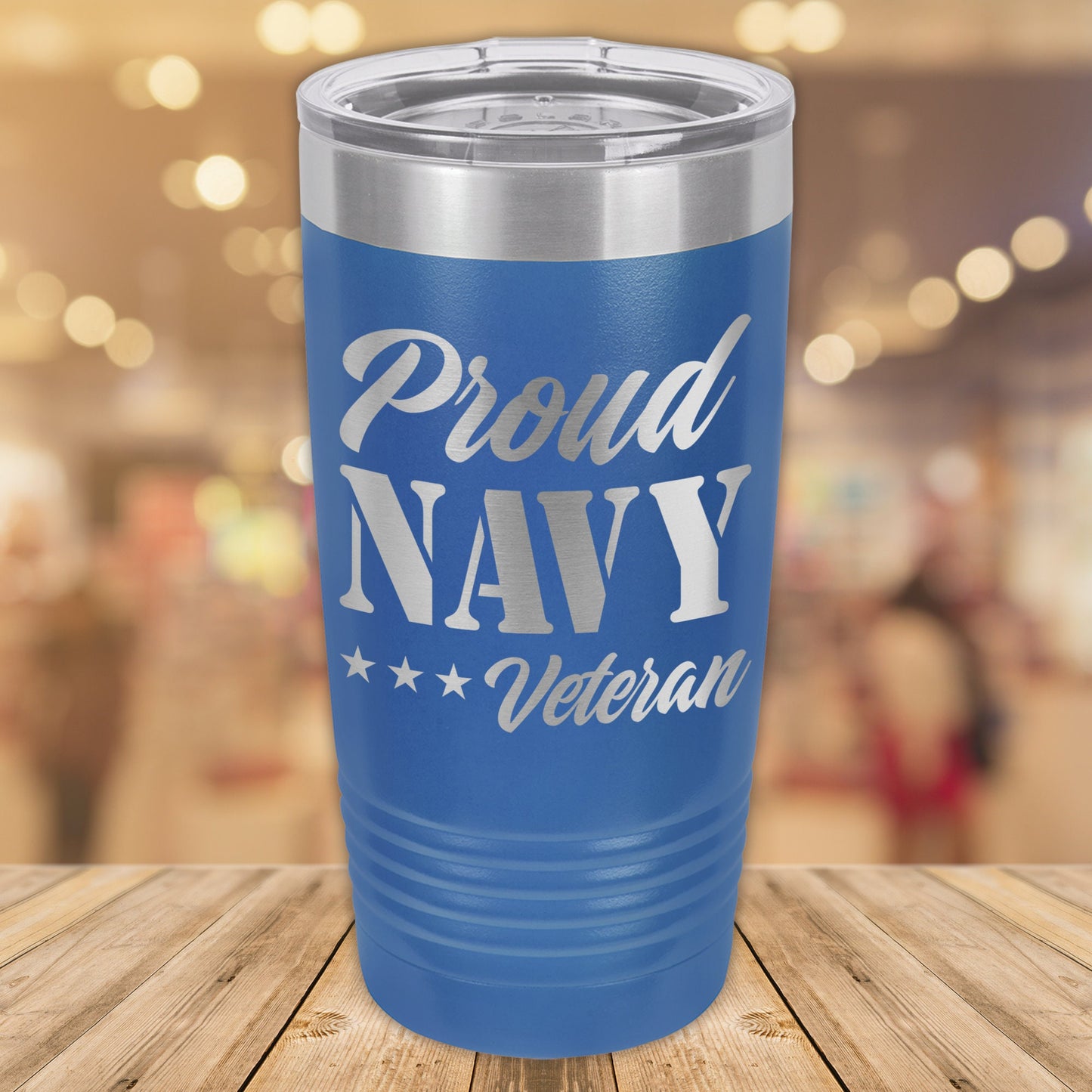 Proud Navy Veteran 20oz. Stainless Steel Tumbler