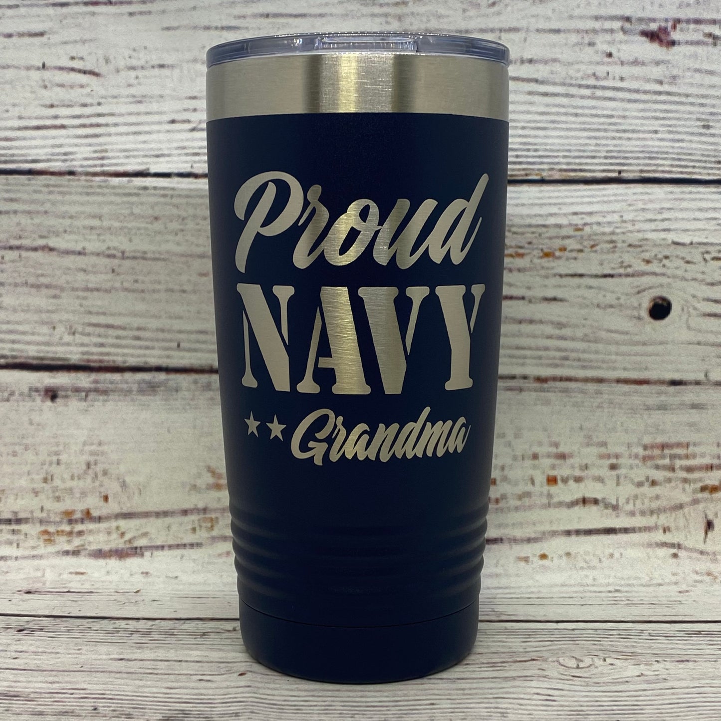 Proud Navy Grandma 20oz. Stainless Steel Tumbler