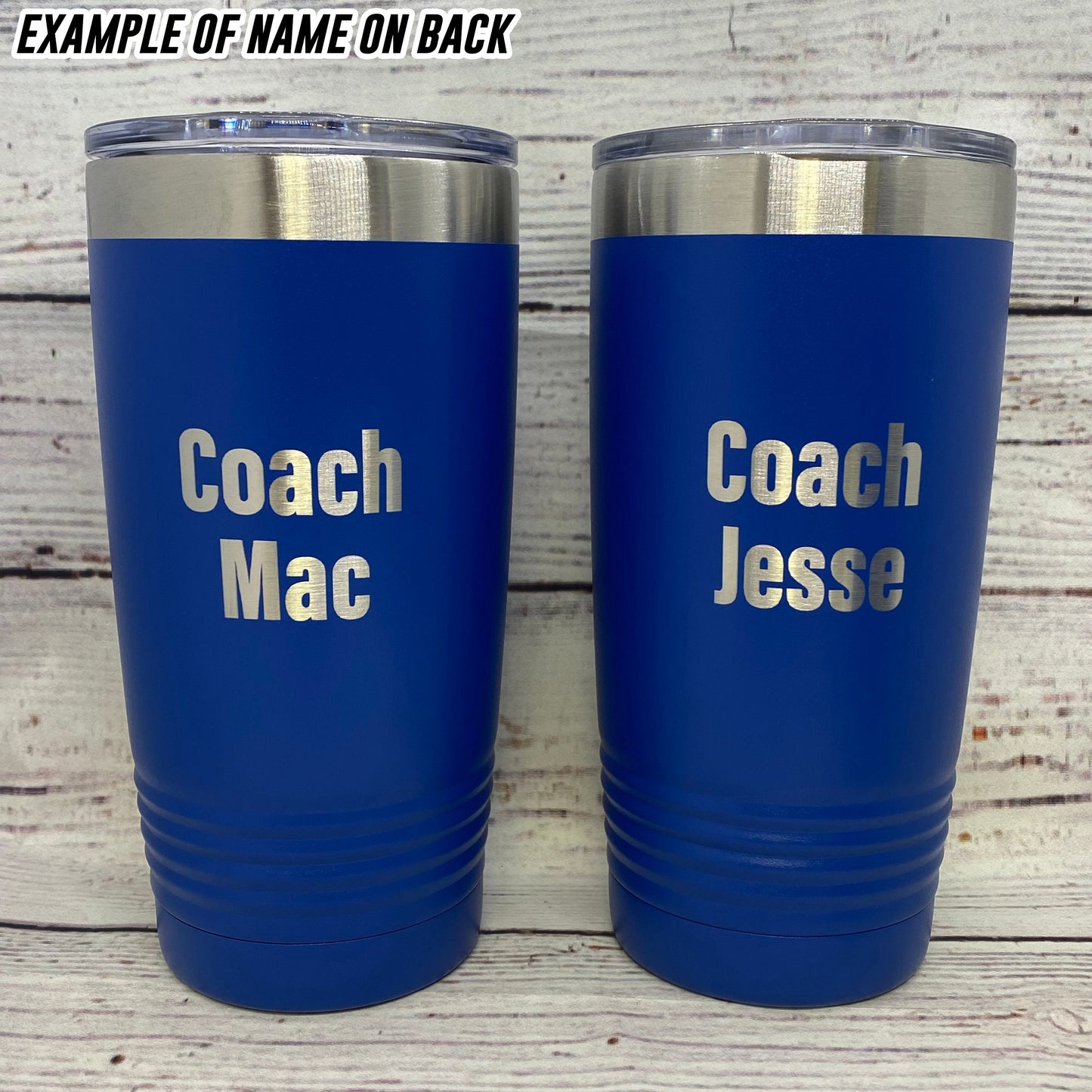 You Don't Scare Me I Coach Girls Soccer 20oz. Stainless Steel Tumbler