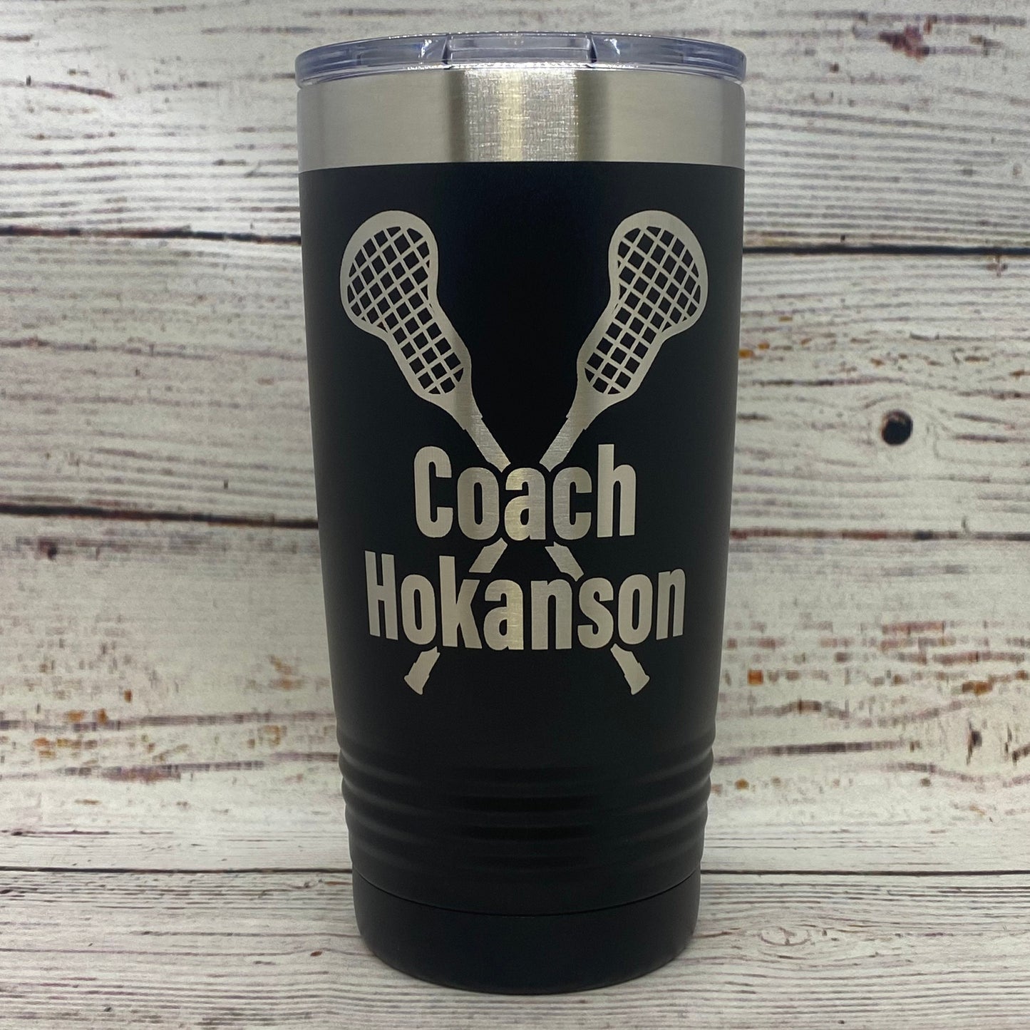 Personalized Lacrosse Coach Tumbler 20oz. Stainless Steel Tumbler